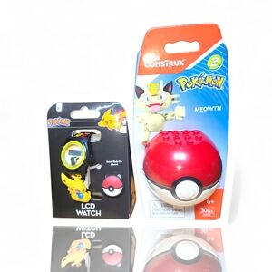 Pokémon Meowth Poké Ball Playset - Red and White